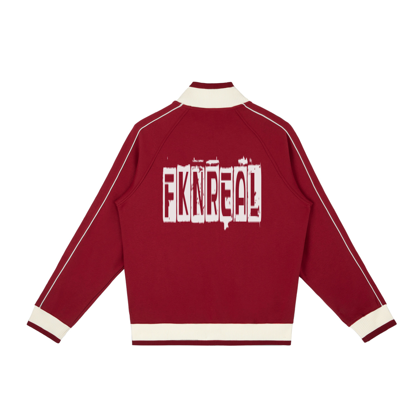 Color Block Raglan Sleeve Zip Track Jacket