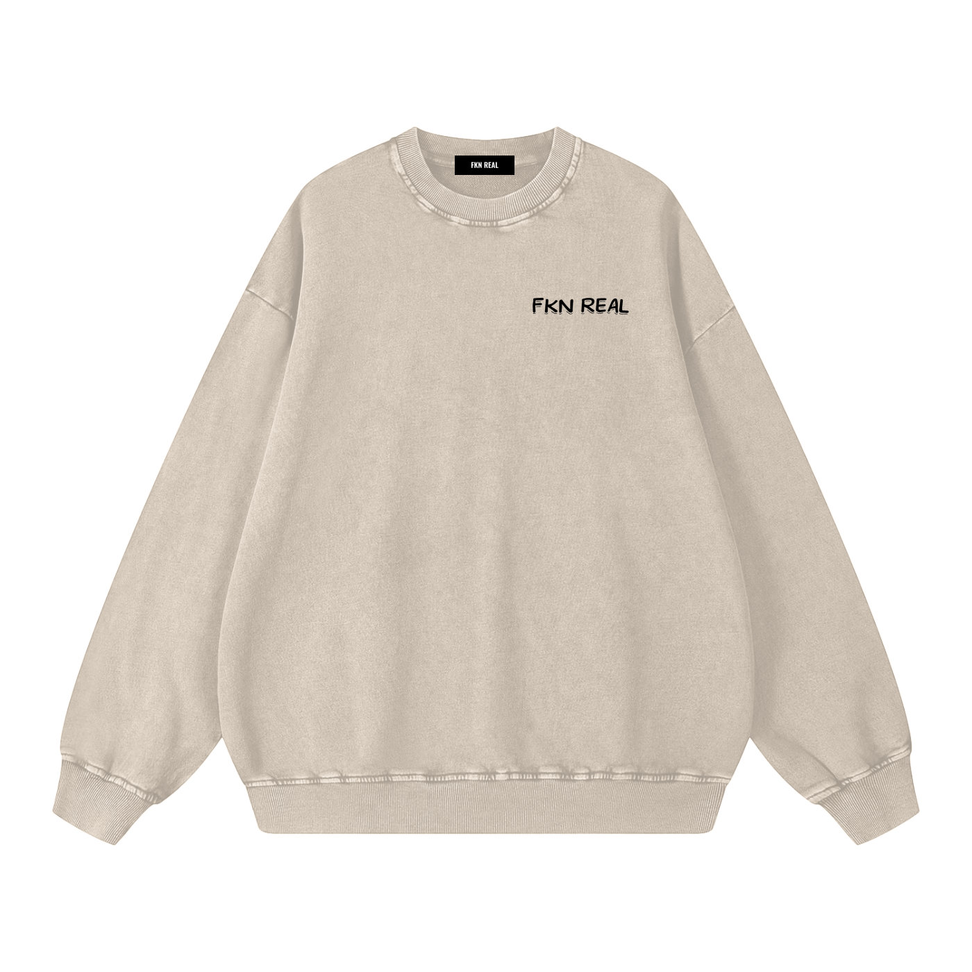 Snow Washed Oversized Sweatshirt